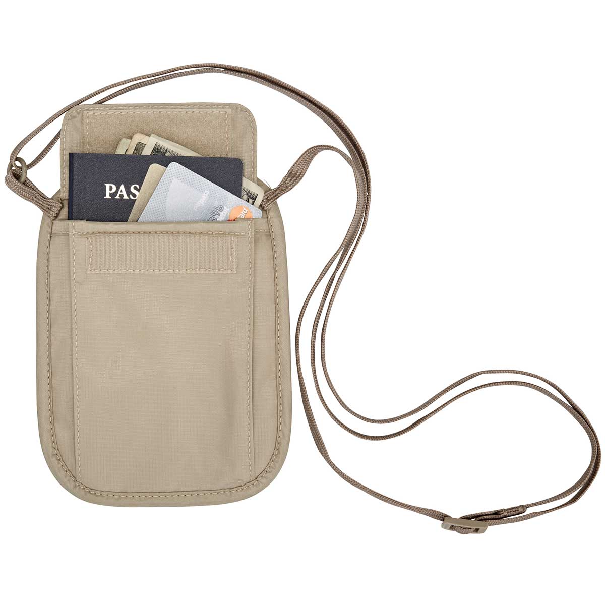 Eagle Creek RFID Blocker Neck Wallet in Tan